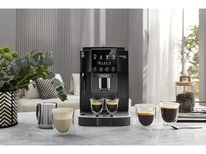 Cafetera superautomática - De'Longhi Magnifica Start ECAM220.21.BG, Molinillo integrado, Sistema Thermoblock, Vaporizador, 1450 W, 15 bar, Negro - Imagen 3