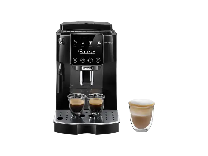 Cafetera superautomática - De'Longhi Magnifica Start ECAM220.21.BG, Molinillo integrado, Sistema Thermoblock, Vaporizador, 1450 W, 15 bar, Negro