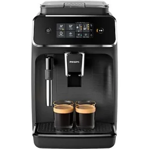 Cafetera superautomática - Philips EP2220/10, Molinillo integrado, Espumador de leche clásico, 1500W, 15 bar, 2 tazas, Negro
