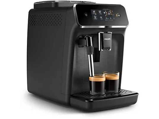 Cafetera superautomática - Philips EP2220/10, Molinillo integrado, Espumador de leche clásico, 1500W, 15 bar, 2 tazas, Negro - Imagen 6
