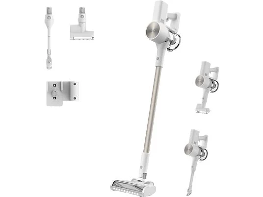 Aspirador escoba - Xiaomi G20, Potencia succión 150 W, Autonomía hasta 60 min, Blanco