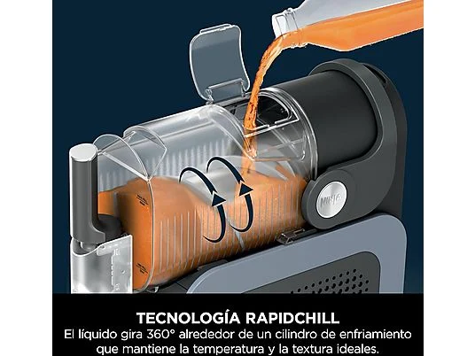 Máquina de granizados - Ninja SLUSHi, 800 W, 1.9 l, 5 ajustes preestablecidos, Compresor WhisperChill, 7 raciones, Azul hielo - Imagen 7