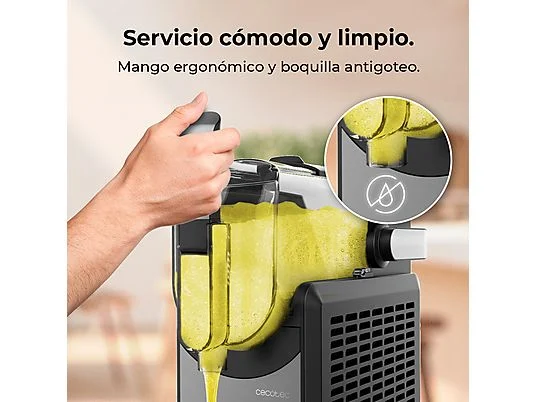 Máquina de granizados - Cecotec Twist&Ice 2600, 220 W, Capacidad 2.6L, Panel control táctil, 6 modos, Diseño compacto, Boquilla antigoteo, Negro - Imagen 2