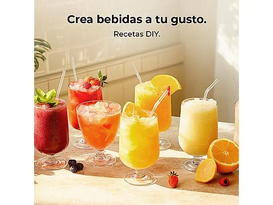 Máquina de granizados - Cecotec Twist&Ice 2600, 220 W, Capacidad 2.6L, Panel control táctil, 6 modos, Diseño compacto, Boquilla antigoteo, Negro - Imagen 3