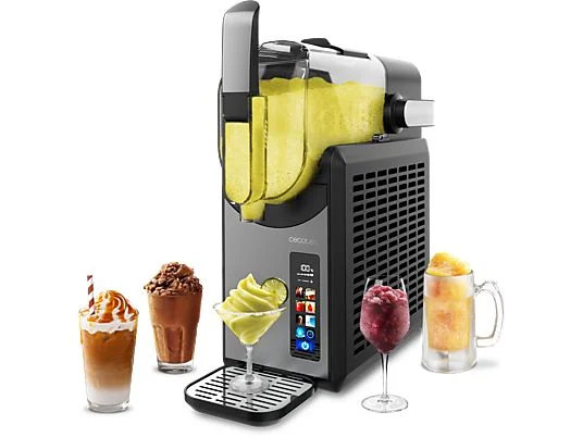 Máquina de granizados - Cecotec Twist&Ice 2600, 220 W, Capacidad 2.6L, Panel control táctil, 6 modos, Diseño compacto, Boquilla antigoteo, Negro - Imagen 6