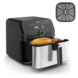 Freidora de aire - Moulinex Easy Fry Mega EZ855D, 2020 W, 200º C, 8 Programas, 7.5l, Temporizador, Inox