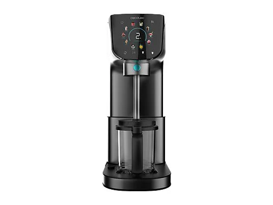 Heladera - Cecotec Gelatec 2100, 500W, 2.1 l, 10 programas, Tecnología CreamOn, 3 tarrinas, Panel táctil, Apto para lavavajillas, Negro - Imagen 9