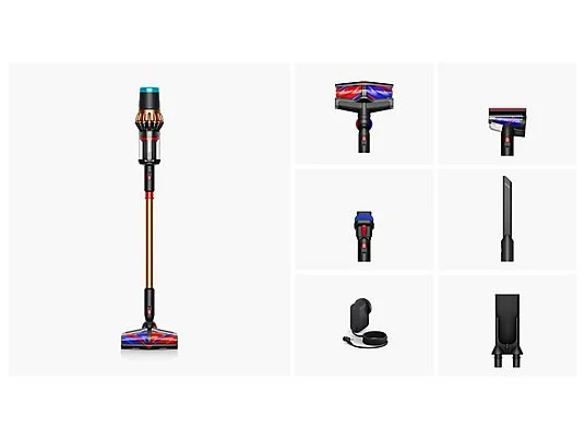 Aspirador escoba - Dyson V16 Piston Animal™, Potencia succión 315 AW, Autonomía 70 min, Antienredos, Black/Cooper - Imagen 3