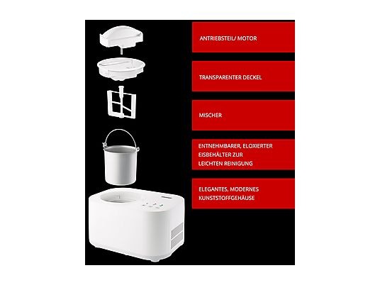 Heladera - UNOLD 48820, 100 W, 1 l, Blanco - Imagen 5