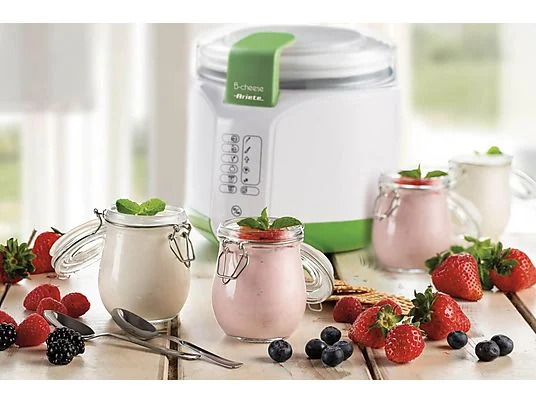 Yogurtera - ARIETE 615 MAQUINA QUESO Y YOGUR, 500 W, Blanco - Imagen 9
