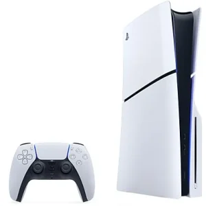Consola - Sony PS5 Slim Standard, 1 TB SSD, 4K, 1 mando, Chasis E, Blanco
