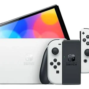 Consola - Nintendo Switch OLED, 7", Joy-Con, 64 GB, Blanco
