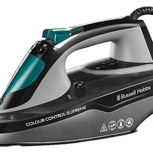 Plancha de vapor - RUSSELL HOBBS 214142567, 180 g/ming/min, 0,35 l, Negro