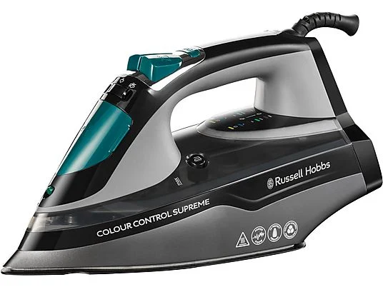 Plancha de vapor - RUSSELL HOBBS 214142567, 180 g/ming/min, 0,35 l, Negro - Imagen 6